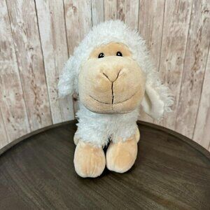 Gund Wooly Plush Lamb Sheep Cream Tan Stuffed Animal